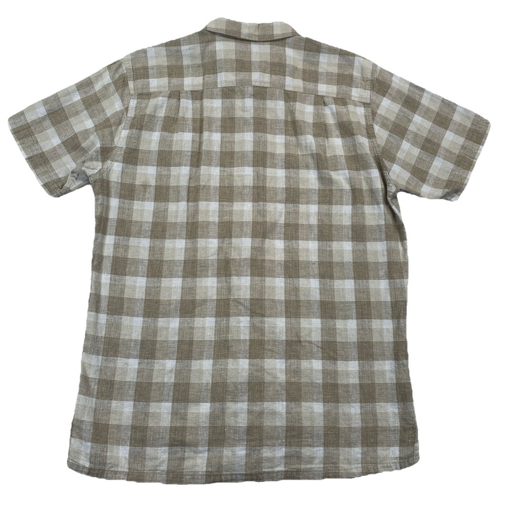Patagonia Men's Medium Migration Hemp Shirt Button Up Short Sleeve Cotton Hemp - Picture 2 of 6